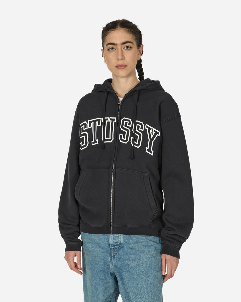 Stüssy Outline Zip Hoodie Black