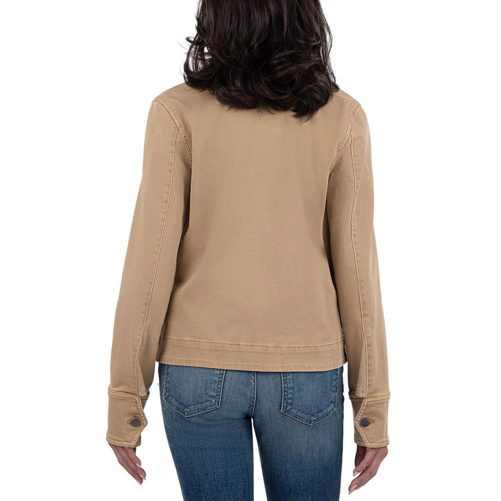 KUT from the Kloth Amanda Boxy Jacket Front Flap Pockets Front Flap Welt Pockets 3