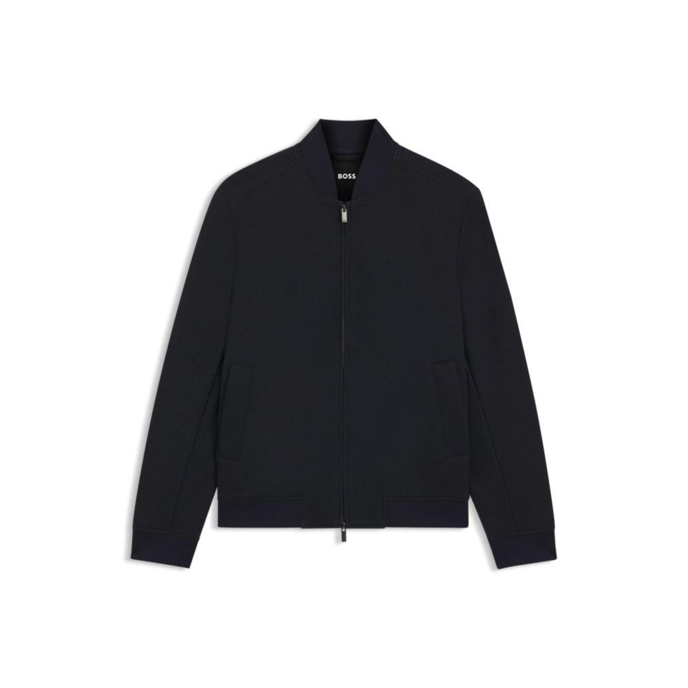 Hugo Boss Slim-fit jacket in wrinkle-resistant fabric