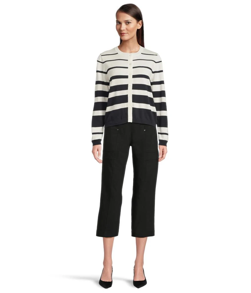 Elliott Lauren Pull On Updated Crop Cargo Pocket Pants With Rivets Detail 5