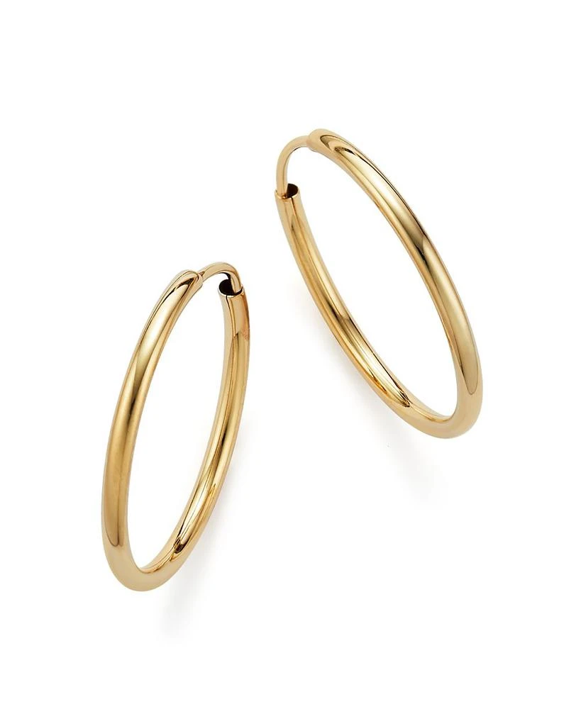 Bloomingdale's 14K Yellow Gold Endless Hoop Earrings 1