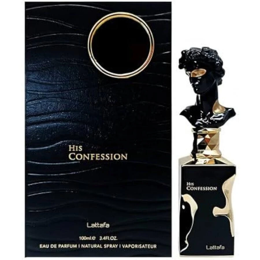 Lattafa Men's His Confession EDP Spray 3.4 oz Fragrances 6290360599113 1