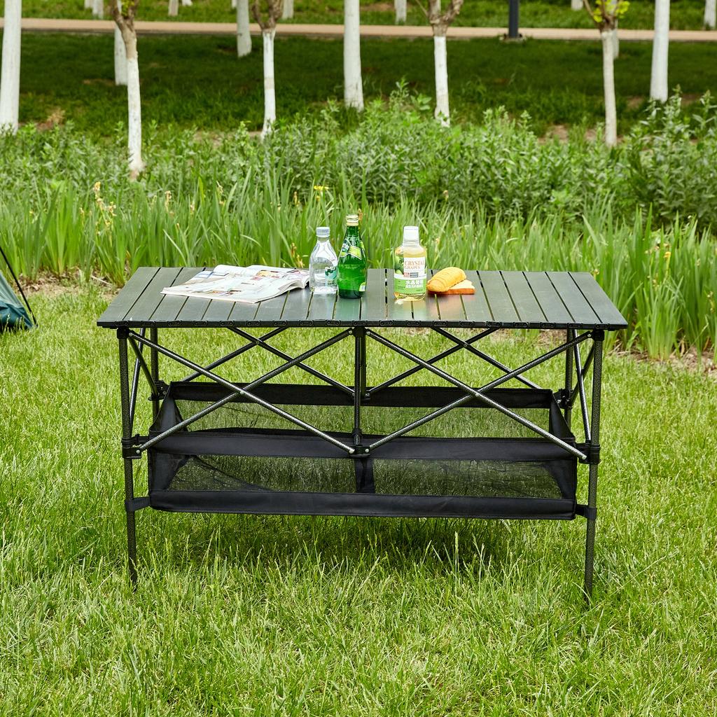 Streamdale Furniture Streamdale Folding Aluminum Outdoor Table with Carrying Bag