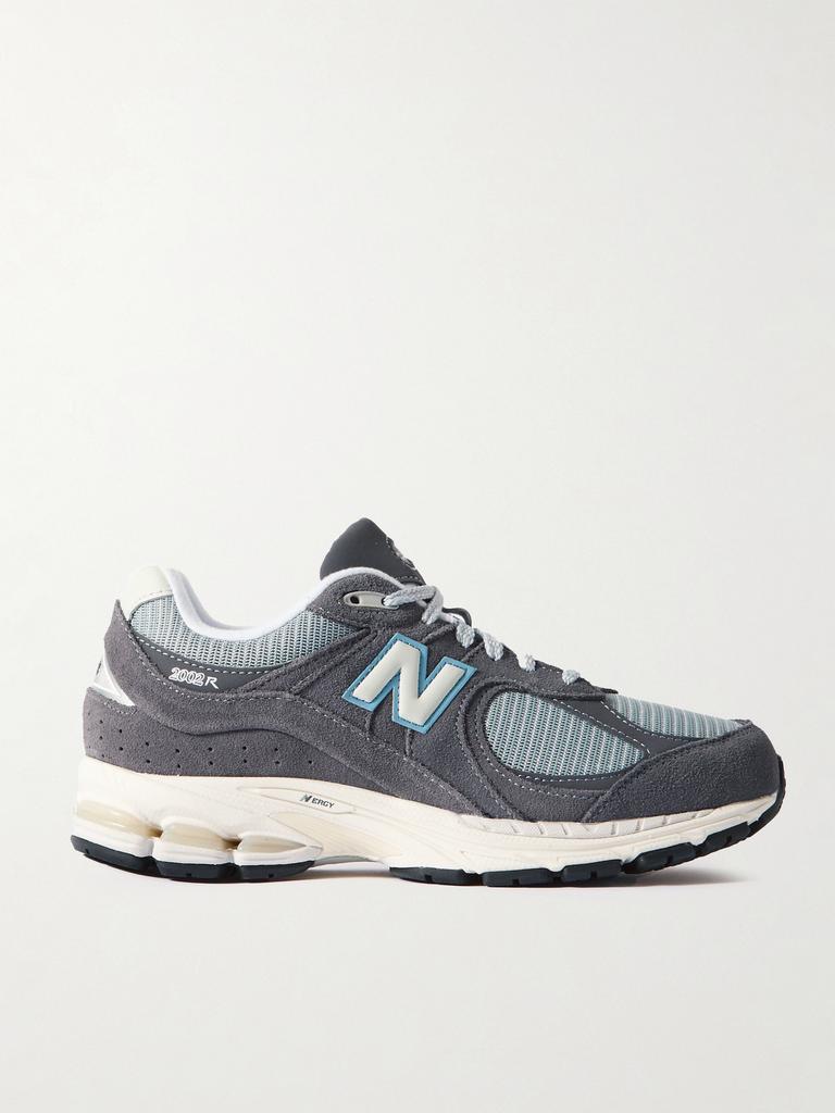 New Balance 2002r 皮革边饰网眼绒面革运动鞋
