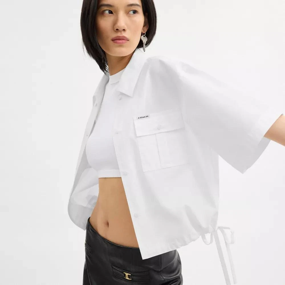 Coach Shirt In Organic Cotton 4