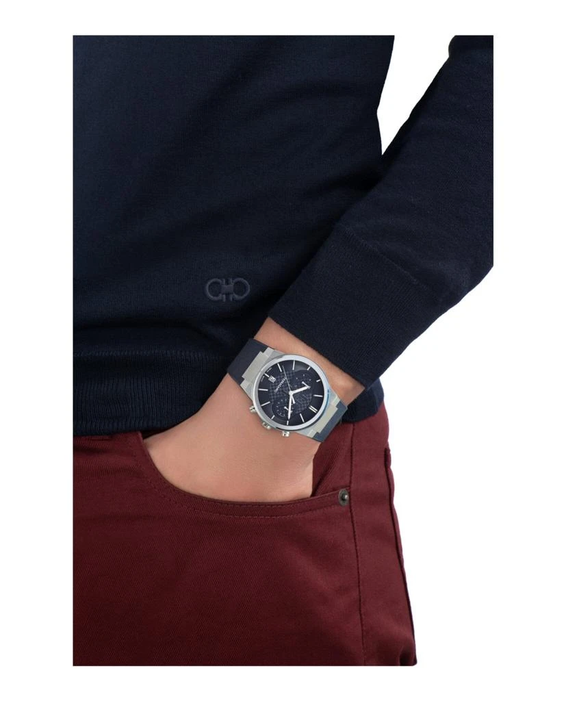 Salvatore Ferragamo Ferragamo Sapphire Chrono Silicone Watch 5
