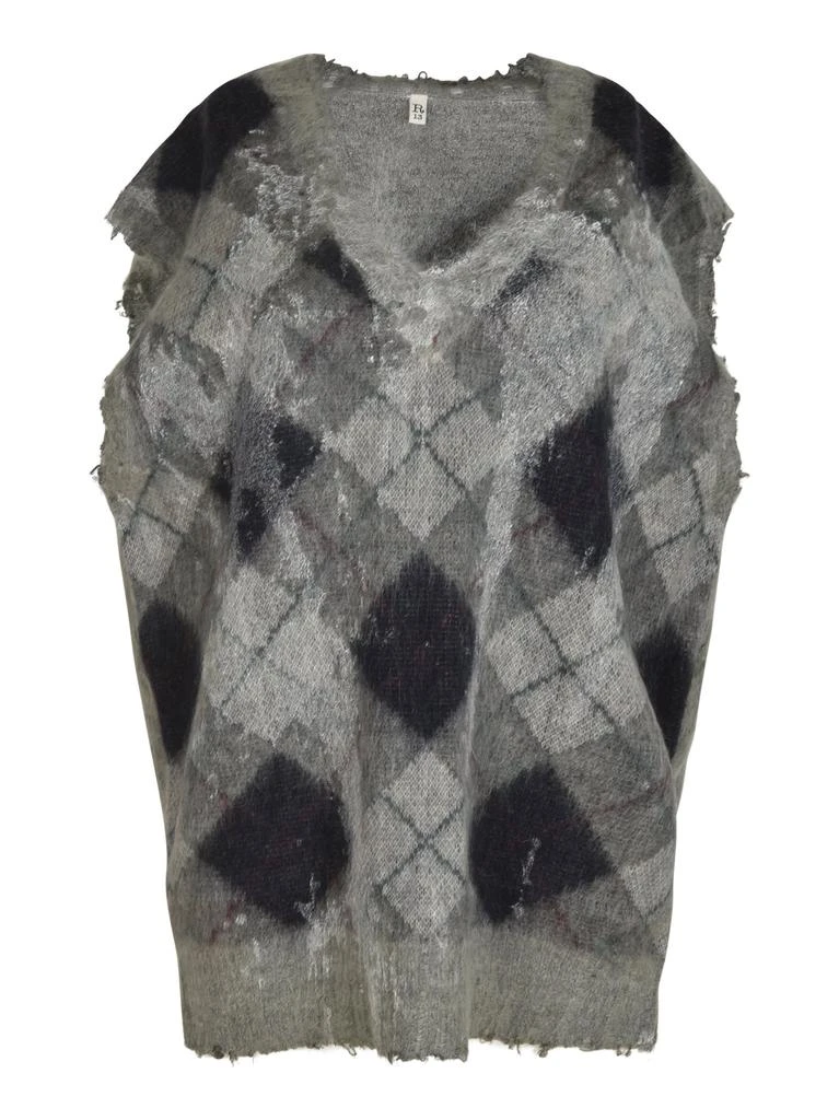 R13 Oversized Sweater Vest Dress 1
