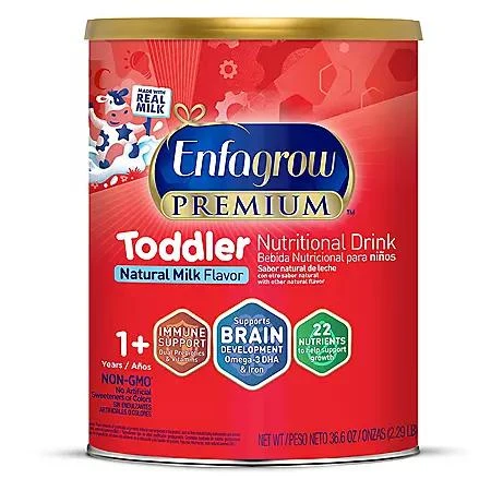 Enfagrow Enfagrow Premium Toddler Nutritional Drink, Milk-Flavored, 36.6 oz. 1