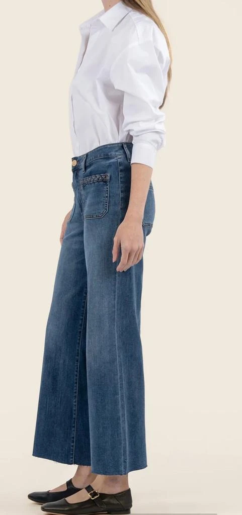 KUT from the Kloth Kut From The Kloth - Meg High Rise With Braid On Top Jeans 3
