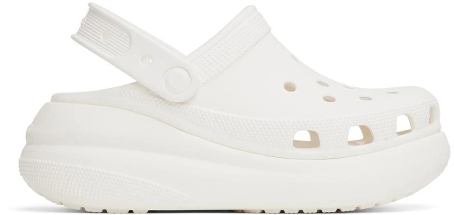 Crocs White Crush Clogs 1