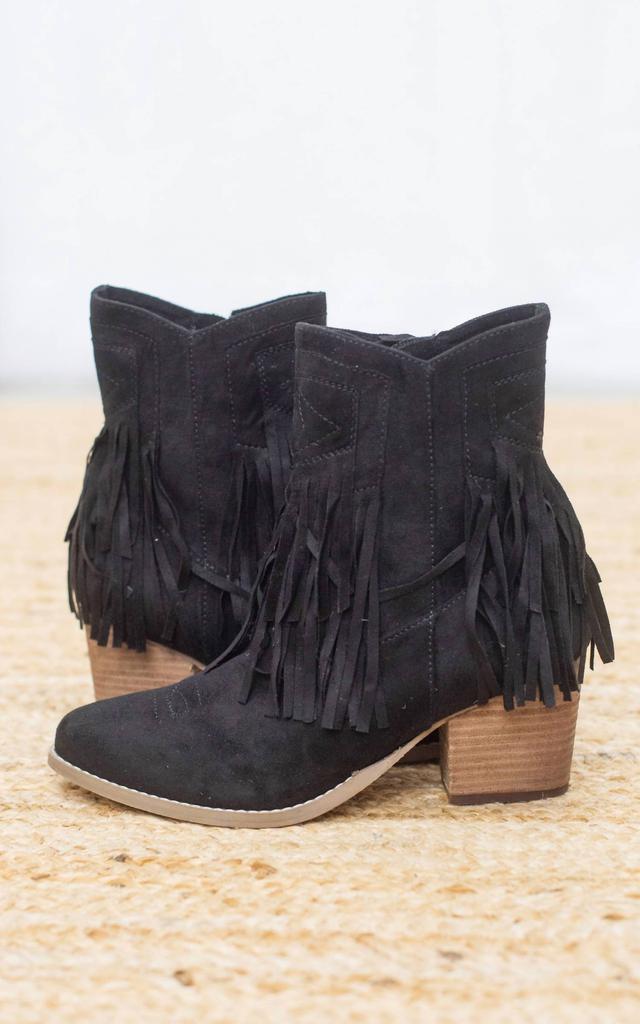 Not Rated Women's Sandra Fringe Booties