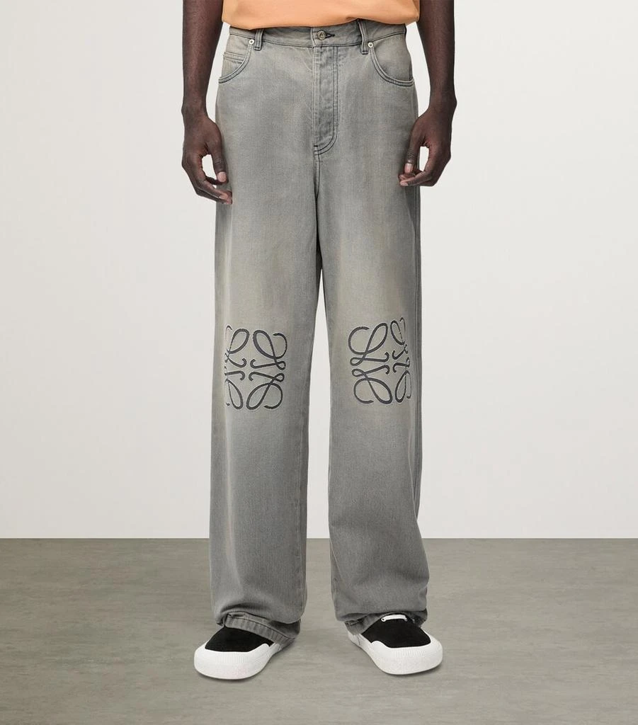 Loewe Anagram Baggy Jeans 3