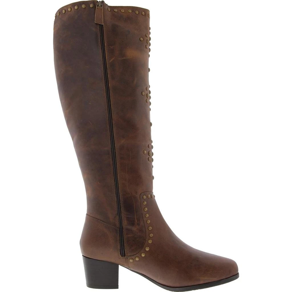 Masseys FORTUNE Womens Studded Leather Knee-High Boots 3