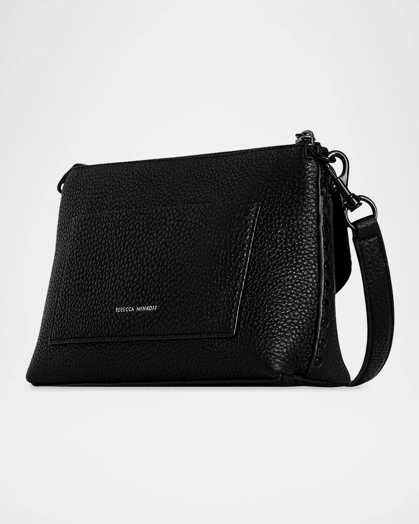 Rebecca Minkoff Darren Zip Leather Crossbody Bag 4