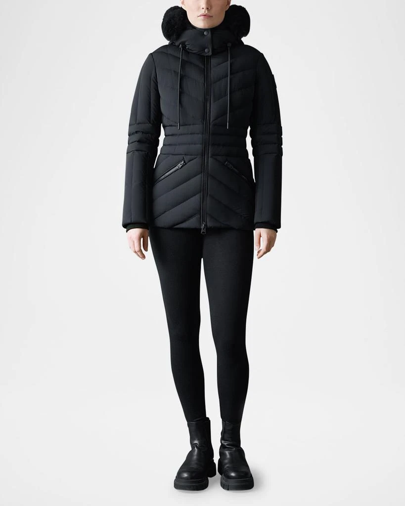 Mackage Nadia-SH Quilted Down Jacket with Detachable Hood 2