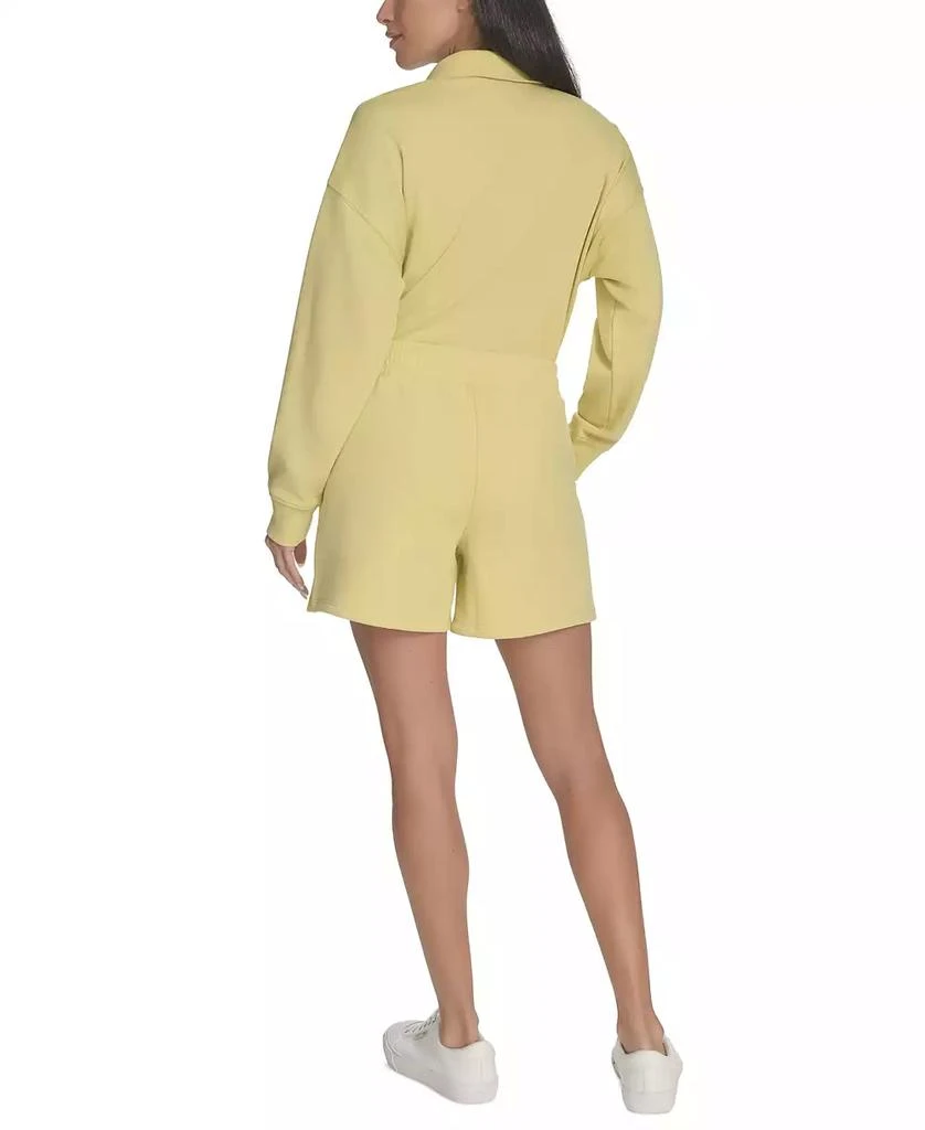 Calvin Klein Women's Smocked Waistband Midi Shorts 2