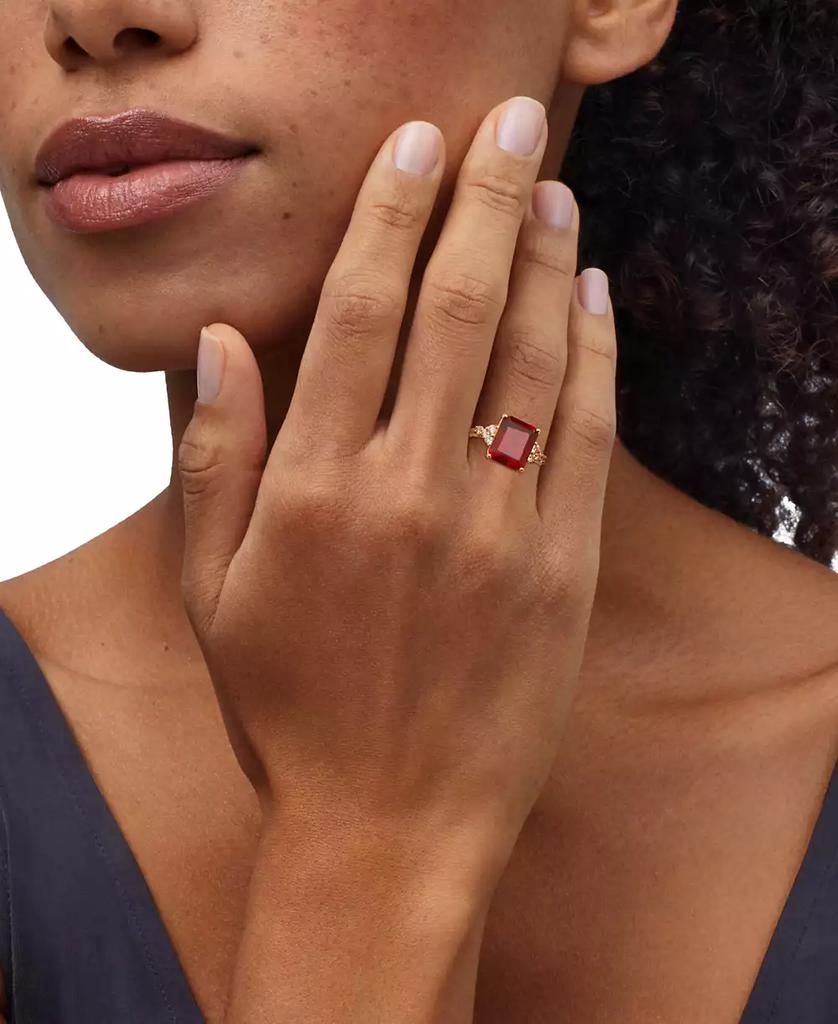 Grown With Love Lab Grown Gemstone & Lab Grown Diamond (1/3 ct. t.w.) Ring in 14K Gold