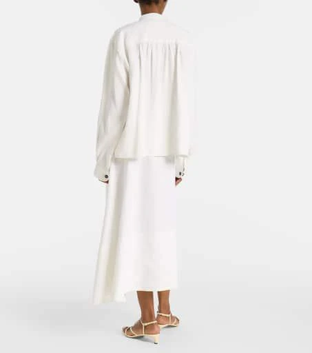 Jil Sander Plissé linen shirt 3