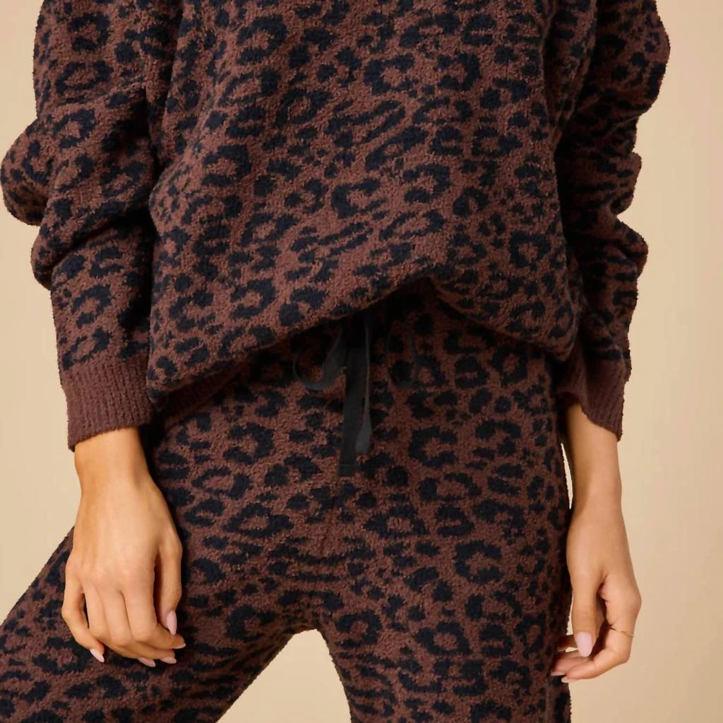 SOFTiES Softies - Marshmallow Leopard Print Crew Neck Lounge Set 3