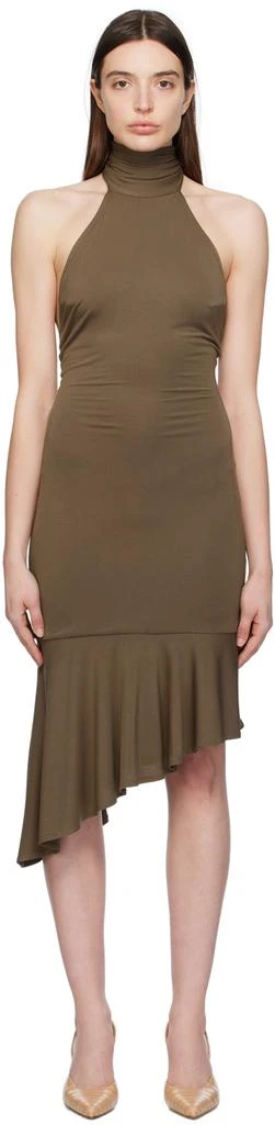 Miaou Green Karina Midi Dress 1
