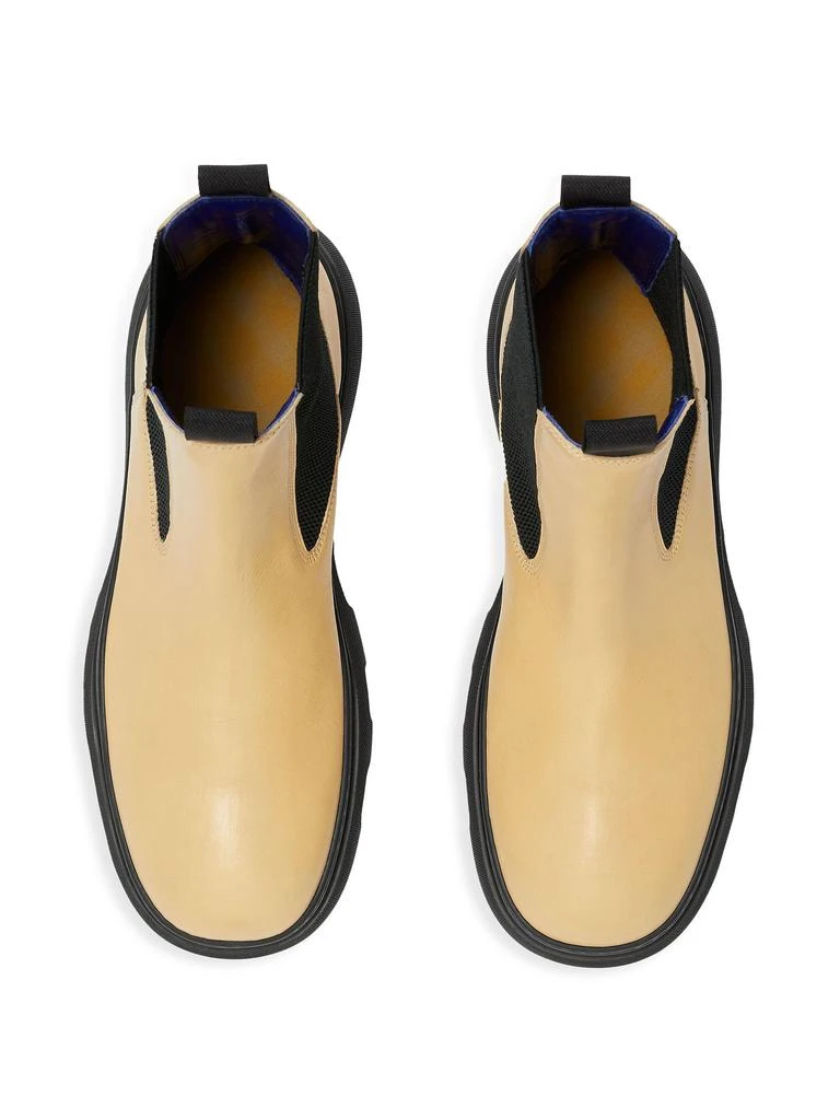Burberry Creeper Leather Chelsea Boots 4