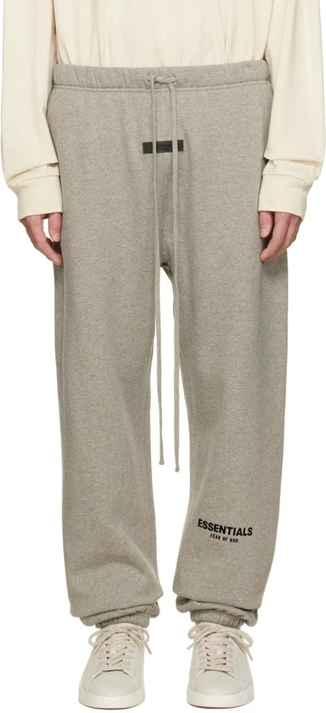 Fear of God ESSENTIALS Gray Drawstring Lounge Pants 1