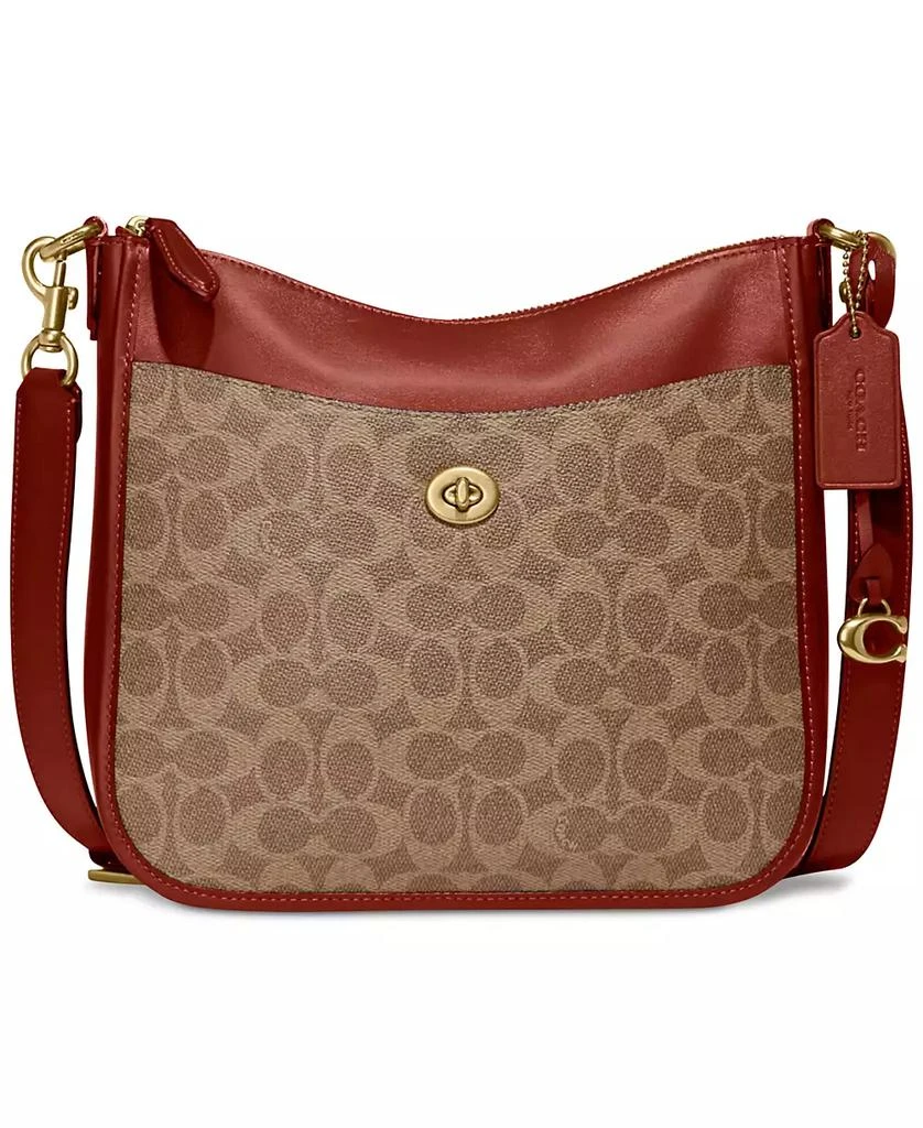 Coach Coated Canvas Signature Chaise Crossbody 1