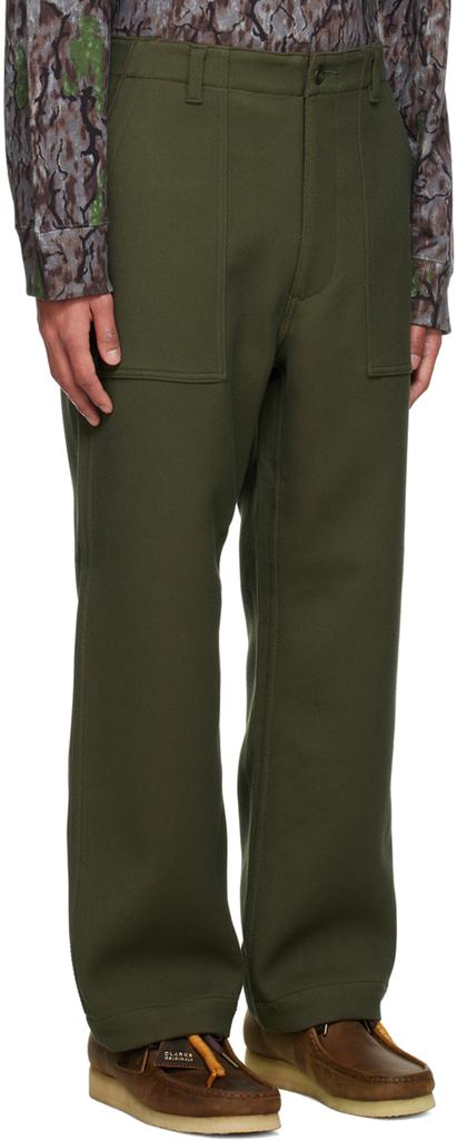 South2 West8 Green Fatigue Trousers