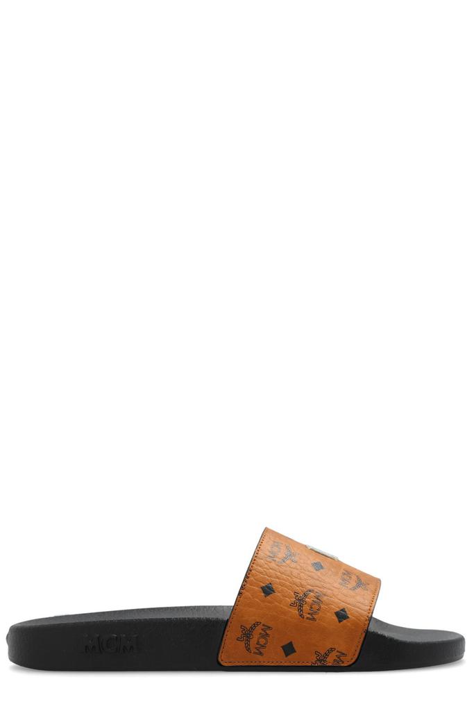 MCM MCM Logo Plaque Monogrammed Slides