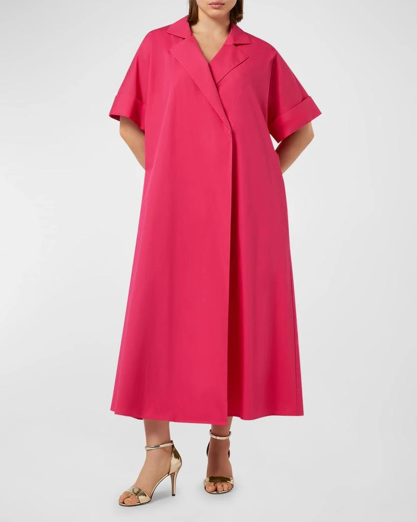 Marina Rinaldi Plus Size Ginosa Belted Cotton Maxi Shirtdress 3