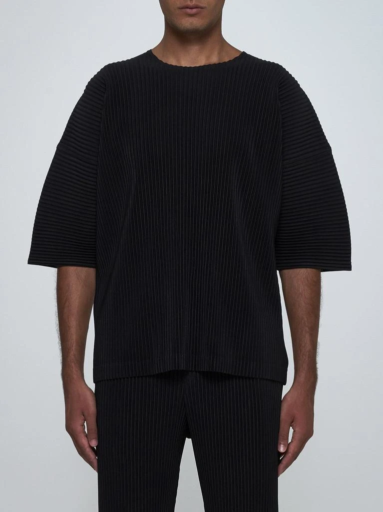 Homme Plissé Issey Miyake Pleated Fabric T-shirt 3