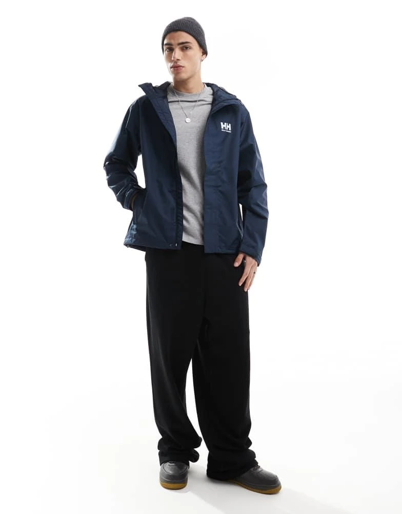 Helly Hansen Helly Hansen Seven j rain jacket in navy 2