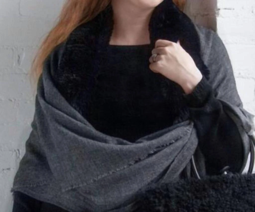 Maison Prelonge Maison Prelonge - Faux Fur 
Cashmere Scarf