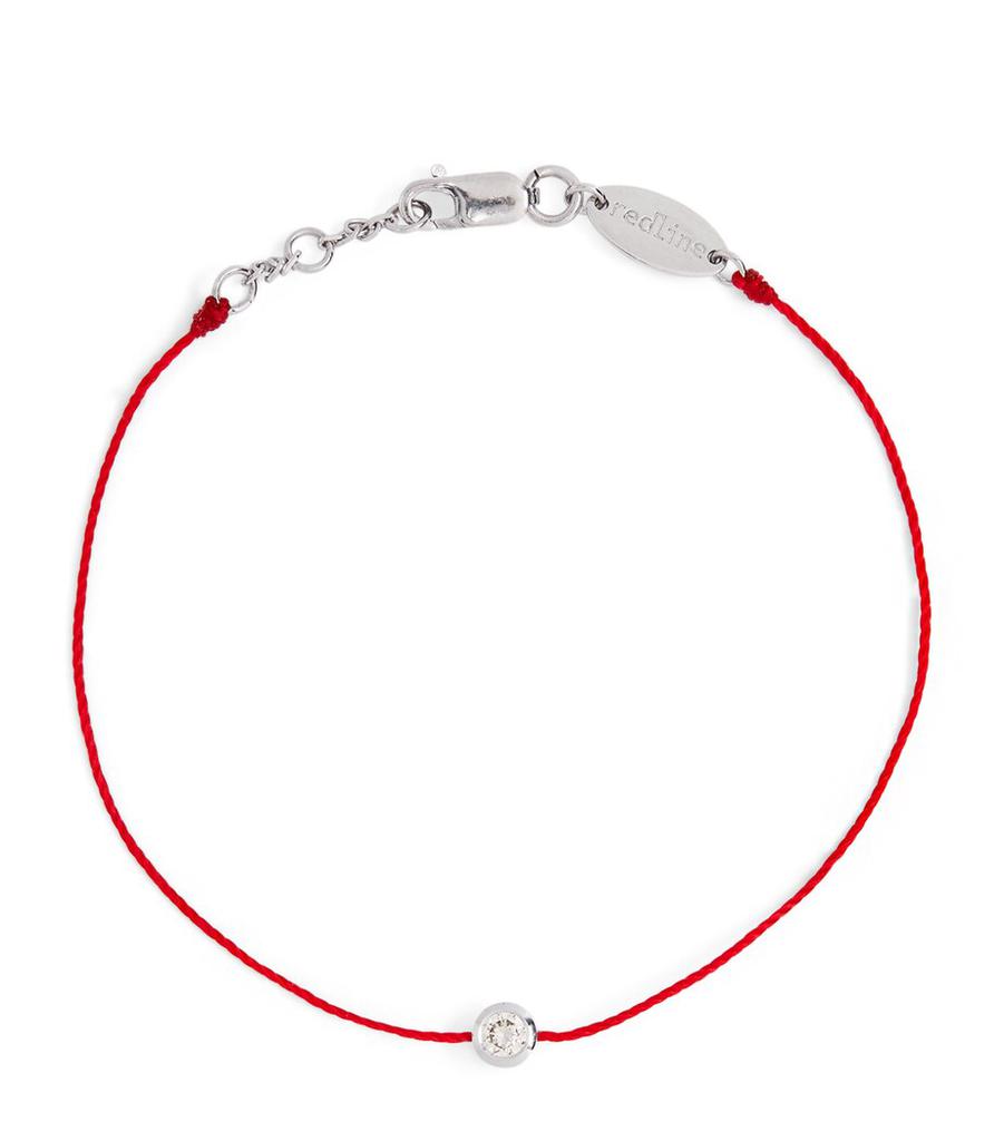 Redline White Gold and Diamond Pure Bracelet