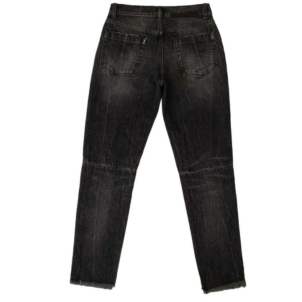 Unravel Project Moonwash High Waisted Jeans Pants - Black 2