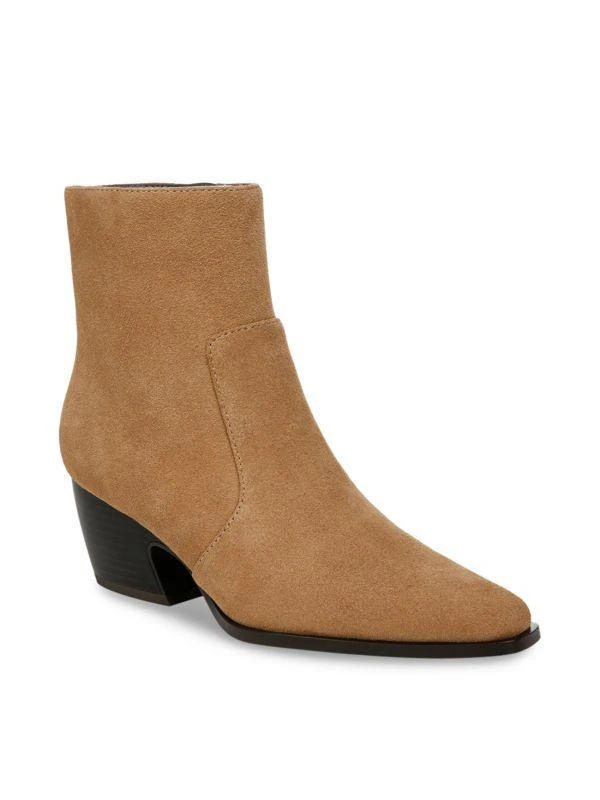 Franco Sarto Vittorio Riding Heel Suede Ankle Boots 3