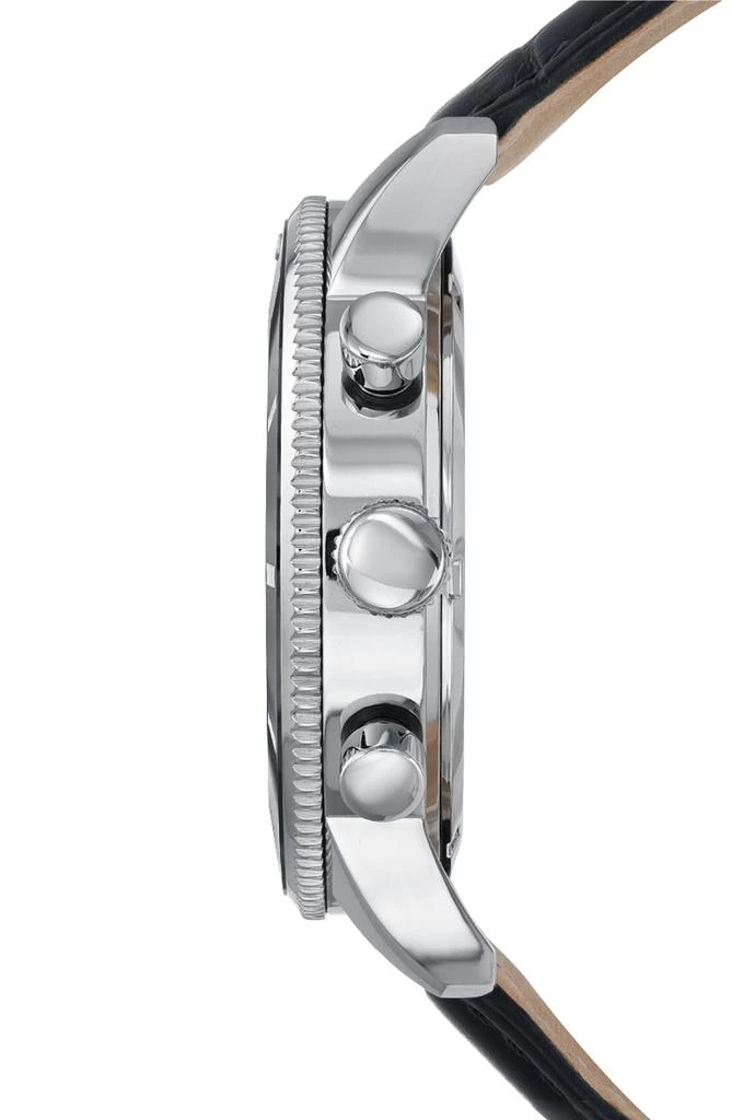 Porsamo Bleu Brandon Leather Strap Chronograph, 44mm 4