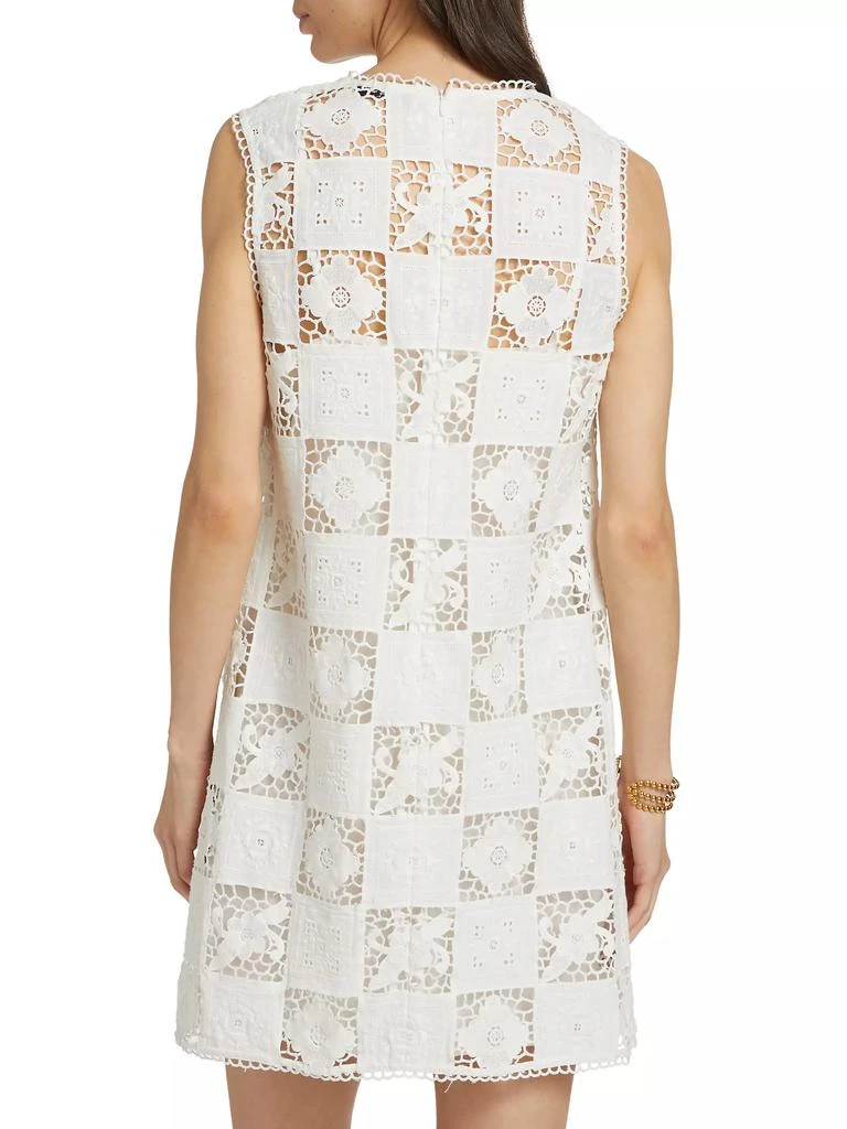 Sea Melia Patchwork Embroidered Shift Dress 5