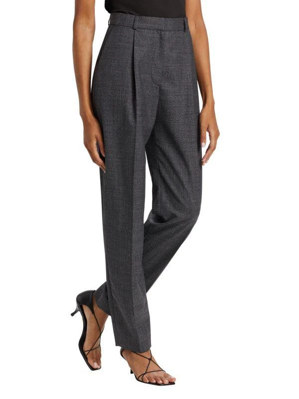 Totême Single-Pleat Wool-Blend Tapered Trousers 3