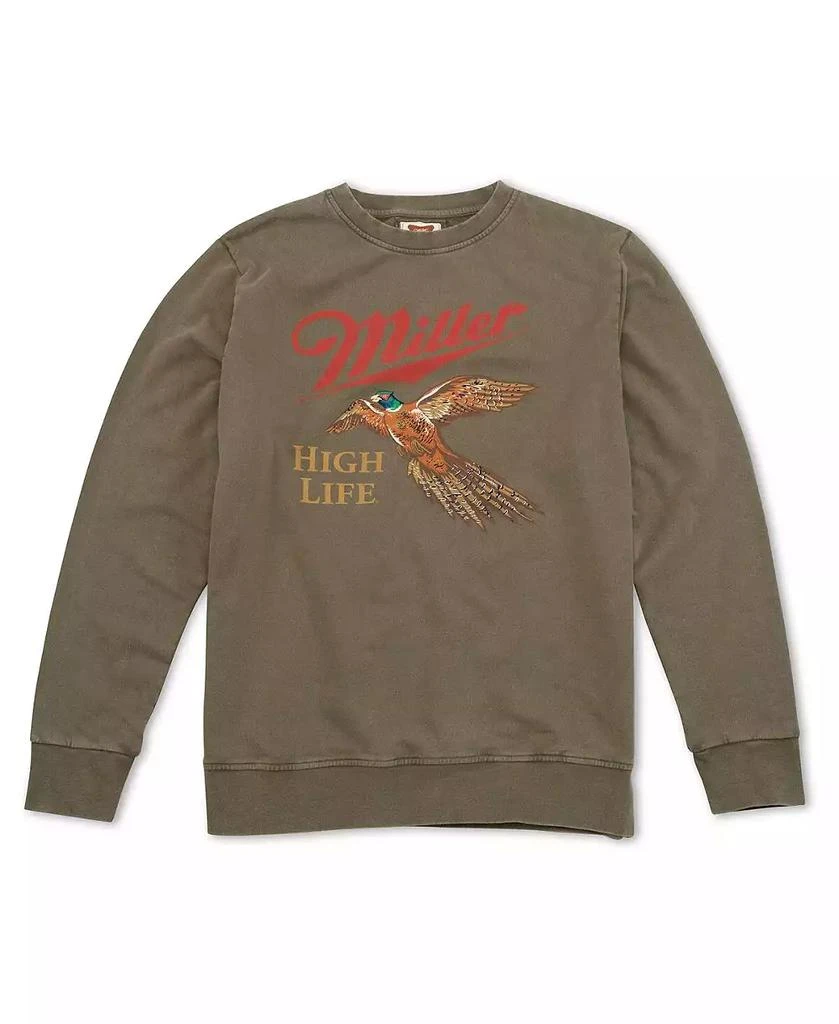 American Needle Men's Olive Miller High Life Sunday Fleece Pullover Sweatshirt 1