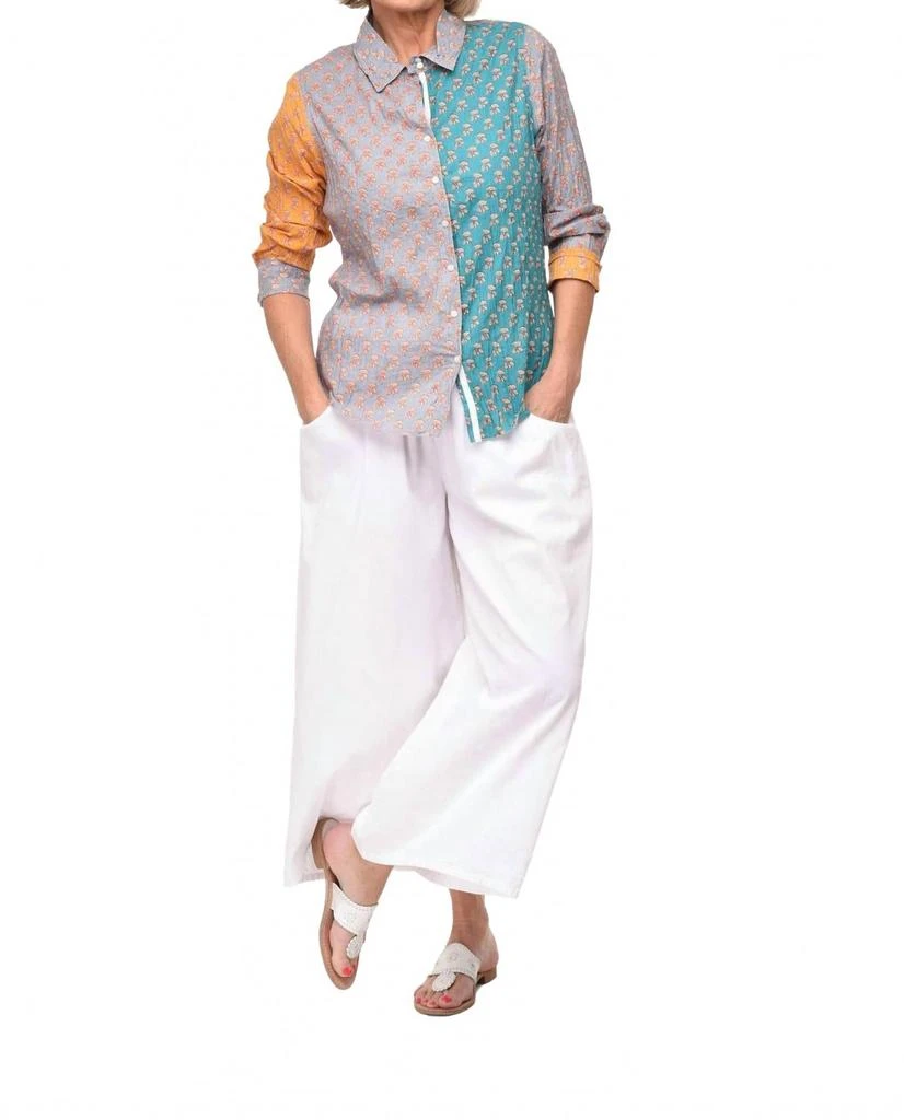 Tulip Clothing Gretchen Button Down Shirt In Gingko 1