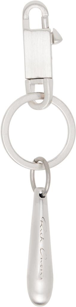 Shop Silver Hollywood Teardrop Keychain on Sale at BeyondStyle