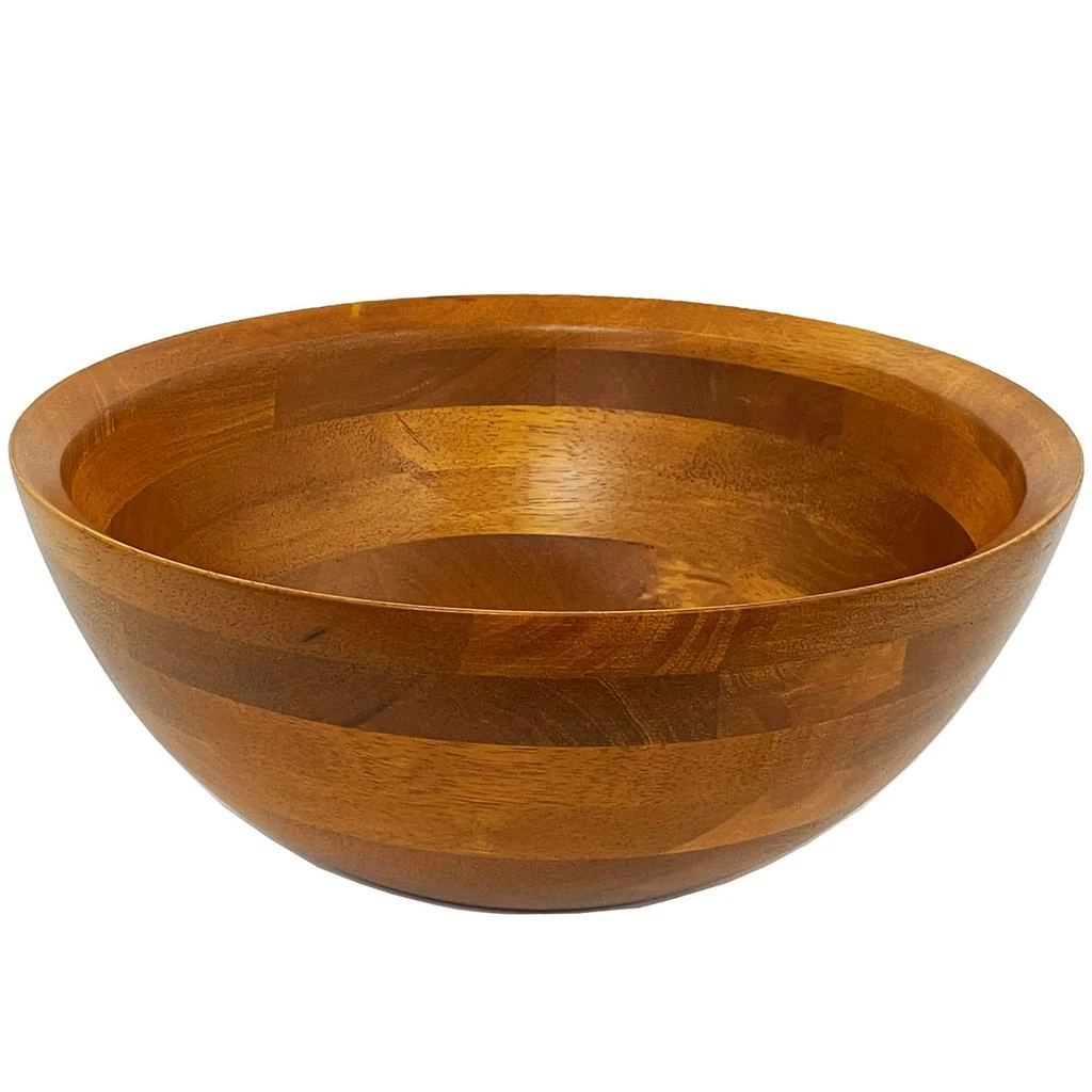 Frieling Rubberwood Conical Bowl, Medium 4.5-Inch x 10-Inch Diameter