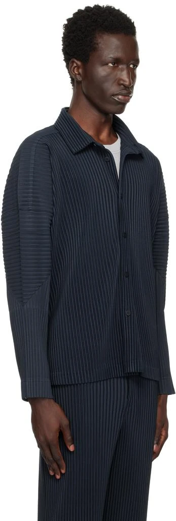 Homme Plissé Issey Miyake Navy Monthly Color November Shirt 2