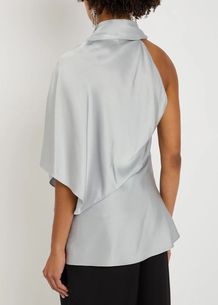 Stella McCartney Asymmetric satin top 3