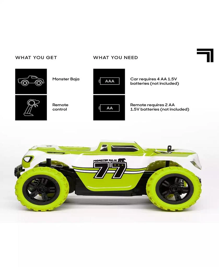 Sharper Image Toy RC Monster Baja Truck 6MPH All-Terrain 9