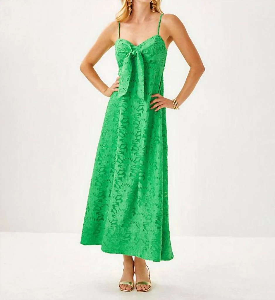 green lace long sleeve dress Dark Pine Long Puff Sleeve Lace Mini Dress