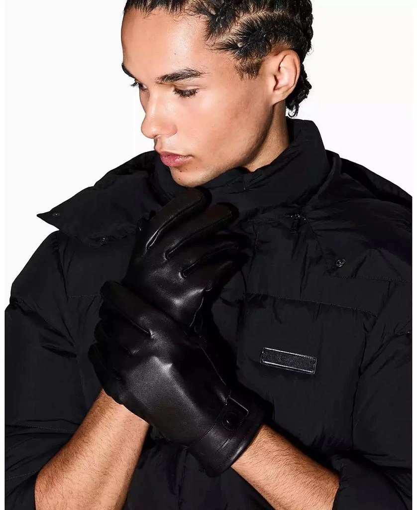chinese dress ladies Men's Leather Stacked Opera Glove | 16" Length
