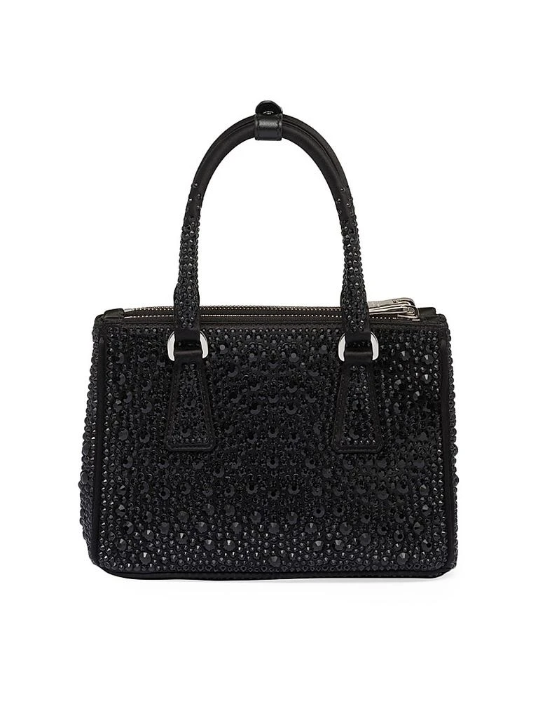 Prada Galleria Satin Mini Bag with Crystals 3