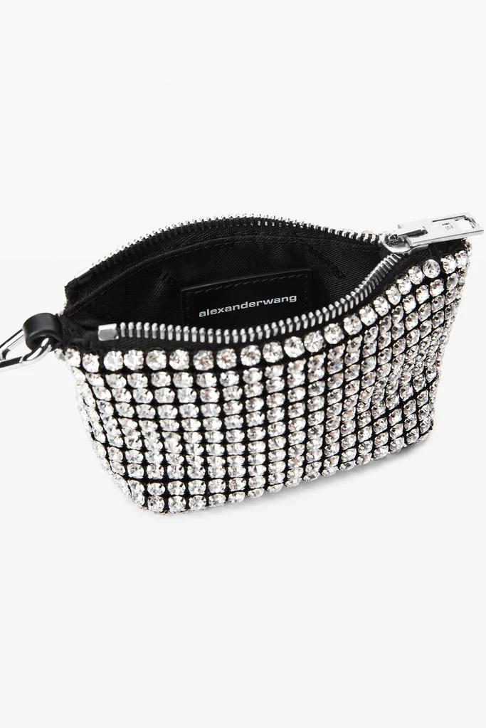 Alexander Wang coin purse in crystal mesh 4